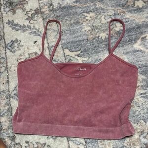 Women's Mauve Crop Top